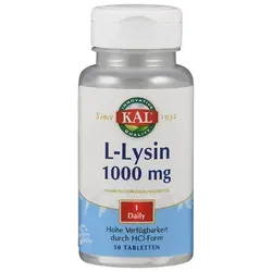 L-LYSIN 1000 mg KAL Tabletten 50 St