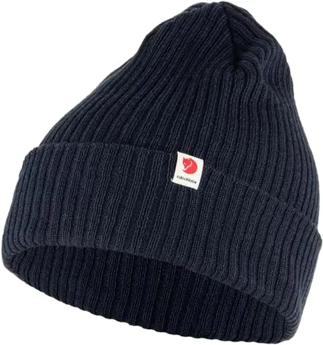 Fjällräven Rib Hat Mütze - Dunkel Blau - One Size - Caps & Hüte, stilvolle und warme Mütze aus nachhaltigen Materialien für kalte Tage.