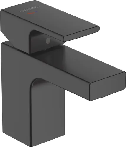 Hansgrohe Vernis Shape Waschtischeinhebelmischer - CoolStart, EcoSmart, Schwarz Matt - Sonstige Badausstattung mit ComfortZone 70, Temperaturbegrenzung und schwenkbarem Strahlformer für maximalen Komfort und Wassersparen.