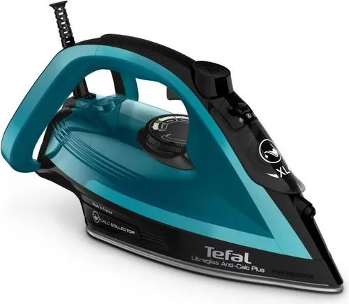 Tefal Ultragliss Anti-Calc Plus FV6832 Dampfbügeleisen in blau von Tefal