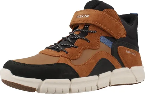 Geox Unisex Kinder J Flexyper Boy Abx Ankle Boot - Wanderschuhe mit optimaler thermischer Isolierung, wasserundurchlässig und atmungsaktiv - ideal für ungemütliches Wetter!
