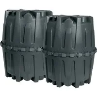 Garantia Abwasser-Sammelgrube Herkules 3.200 l - Erdtank mit 3.200 l Volumen, inkl. Stützrohr für maximale Stabilität und langlebigen Einsatz im Garten oder bei Bauprojekten.