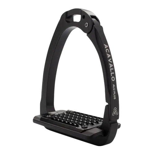 Acavallo Arena Aluplus 2.0 Steigbügel Schwarz 12 cm von Acavallo