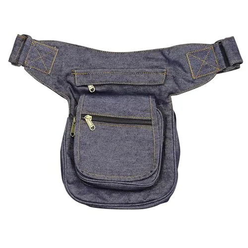 Freak Scene Tasche - Gürteltasche - Kurt - Jeans blau - Bauchtasche - Hüfttasche