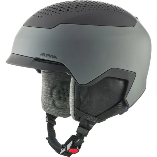 Alpina Gems Skihelm midnight grey - 59-63cm - Skihelme & Snowboardhelme - Leichter und einzigartiger Helm mit aktiver Belüftung für optimalen Komfort beim Freeriden im Gelände.