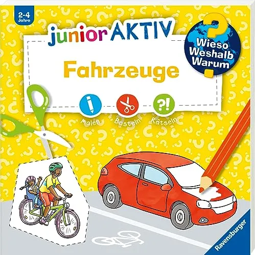 Wieso? Weshalb? Warum? junior AKTIV - Fahrzeuge (Malen, basteln, rätseln ab 2 Jahre)