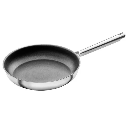 Zwilling TrueFlow Bratpfanne 280mm - Hochwertige 28 cm Pfanne aus rostfreiem Edelstahl, ideal für alle Herdarten, inklusive Induktion. Die PTFE-Beschichtung sorgt für müheloses Braten und ist perfekt für 2 bis 4 Personen.