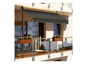 Swing&Harmonie LED Markise mit Kurbel