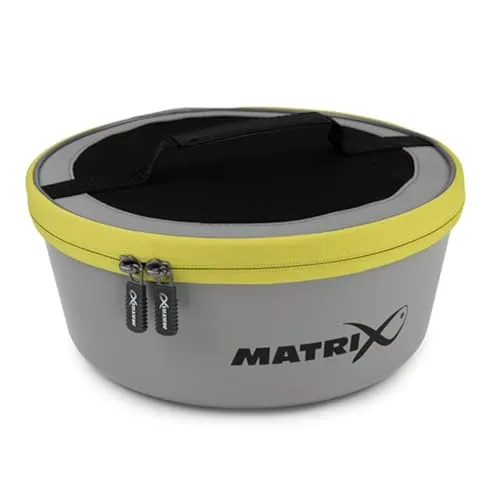 Fox Matrix 5.0L Eva Airflow Bowl - Innovative Ködertasche für Angler - Praktische Angeltasche mit 5L Fassungsvermögen, ideal für lebende Köder. Der feinmaschige Deckel sorgt für optimale Luftzirkulation und Frische. Perfekt für jeden Angeltag!