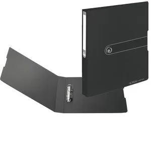 Herlitz Ringbuch easy orga to go 11205754, A4, 2 Ringe, Ring-Ø 25mm, schwarz opak