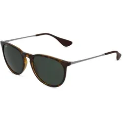Ray-Ban RB 4171 ERIKA Damen-Sonnenbrille - Stilvoller UV-Schutz - Sonnenbrillen | Trendige Havanna-Farbe, G15-Gläser für optimalen UV-Schutz und klaren Sichtkomfort.