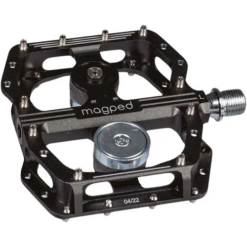 Magped ENDURO2 Pedal Schwarz 200N - Fahrradpedale mit innovativem Magnetverschluss für sicheren Halt und schnelle Montage, ideal für Trail- und Enduro-Fahrer.