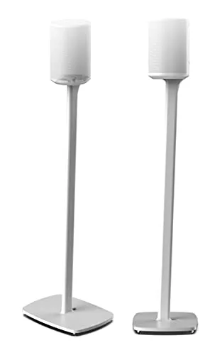 Flexson Bodenständer für Sonos ERA100, Weiß, 1 Paar - Lautsprecher-Ständer für Sonos ERA100, stabil und elegant, ideal für optimale Klangpositionierung in jedem Raum.