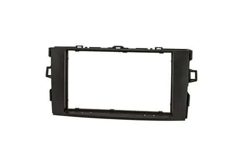 tomzz Audio Doppel DIN Radioblende passt für Toyota Auris E150 2007-2012 schwarz Autoradio