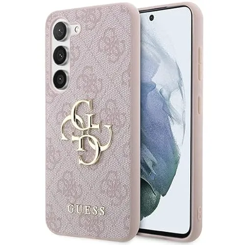 Guess Handyhülle für Samsung Galaxy S24 - Rosa, elegantes Design mit 4G-Logo - Handyhülle für Samsung Galaxy S24, gefertigt aus strapazierfähigem Kunstleder und Polyurethan. Bietet optimalen Schutz vor Kratzern und Stößen, vereint Stil und Funktionalität mit dem markanten Guess 4G-Logo.