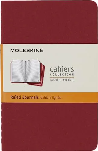 Moleskine Classic Notizbuch, Kariertes Papier, Weicher Einband und Gummibandverschluss, Pocket-Format 9 x 14 cm, Farbe Rot, 192 Seiten