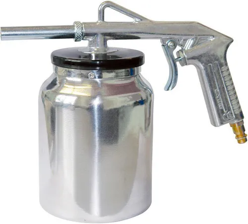 Güde Druckluft-Sandstrahlpistole SB 700 ml - Druckluftpistole für präzises Strahlen mit 0,1 - 0,5 mm Strahlgut, ideal für feine Oberflächenbearbeitung und vielseitige Anwendungen.