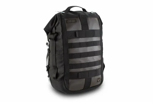 Sw-motech Legend Gear LR1 Saddle Bag - 17.5L Backpack Option - Leder & Satteltaschen, vielseitig einsetzbare Satteltasche, die auch als Rucksack verwendet werden kann.
