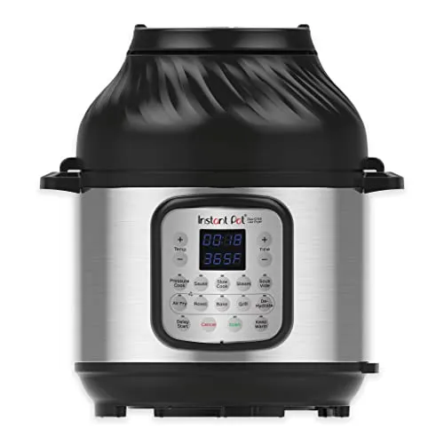Instant Pot Duo Crisp + Heißluftfritteuse 11-in-1 in silber von Instant Pot