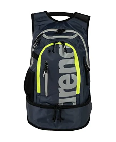 Produktbild arena Fastpack 3.0 Sportlicher Rucksack für den Strand, das Fitnessstudio und den Sport, Reisetasche aus Wasserabweisendem Stoff mit Gepolsterten Schultergurten, Schuh- und Nasskleiderfach, 40 Liter