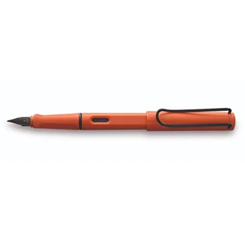 LAMY 1235678 safari Füllhalter - Moderner Füller in Terra, ergonomischer Griff für müheloses Schreiben und hohe Qualität Made in Germany