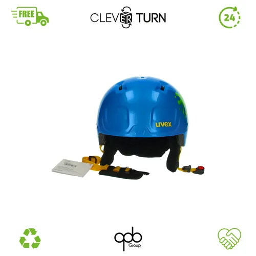 uvex Unisex Jugend Heyyya Skihelm 51-55 cm - Skihelme & Snowboardhelme, sicherer Schutz für junge Skifahrer mit stylischem Design und optimaler Passform für maximalen Komfort.