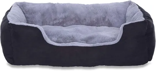 Dibea DB00521 Hundebett mit doppelseitigem Kissen, 60 x 48 x 18 cm (M)