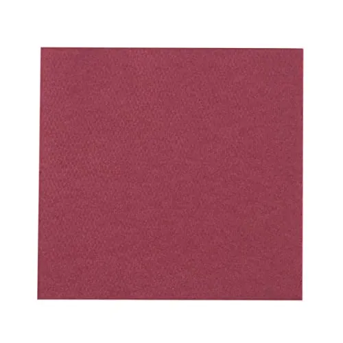 Sovie HORECA Mini Cocktailservietten in BORDEAUX aus Linclass Airlaid, 20 x 20cm, 1/4 Falz, 200 Stück – edle Cocktailservietten in textilähnlicher Qualität für Bar, Event & Gastronomie
