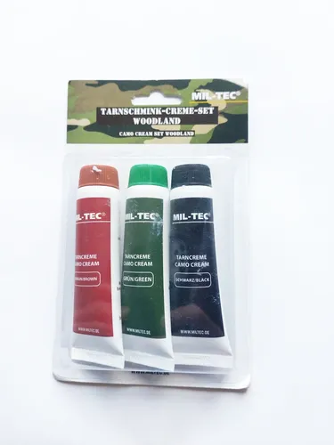 Mil-Tec Tarnschminke Tarnschminkcreme Set Tarnfarbe Armee Grün Schwarz Braun