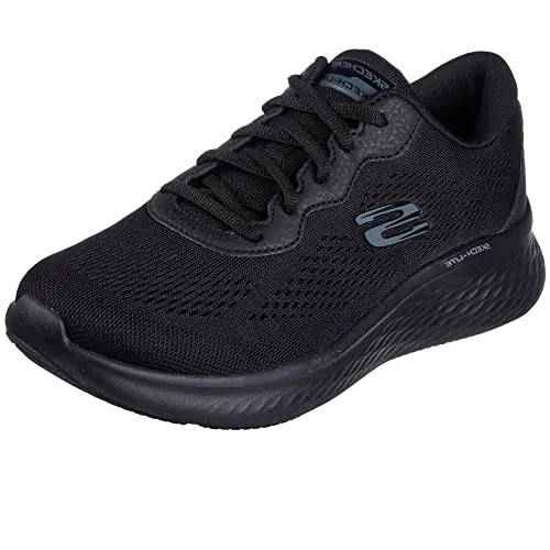 Skechers Damen Skech-lite Pro Sneaker - Schwarz 02, 37 EU - Damen-Sneaker mit flexibler Traktions-Laufsohle und luftgekühlter Memory-Schaum Innensohle für optimalen Komfort den ganzen Tag.