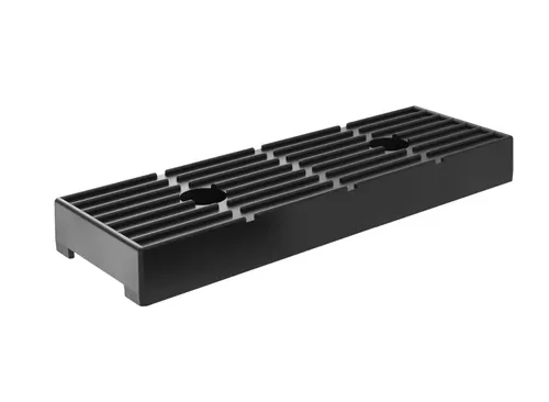 1x Bootsauflage Bugauflage für Bootsanhänger Bootstrailer 300x100 mm schwarz