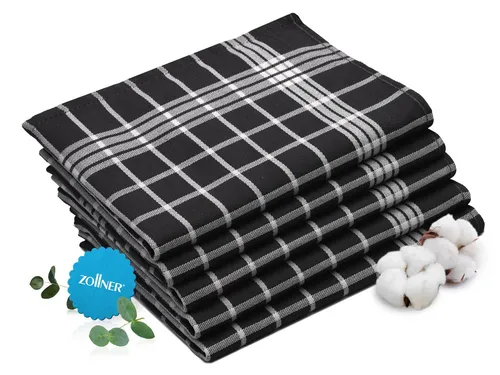 Geschirrtücher Schwarz von Zollner