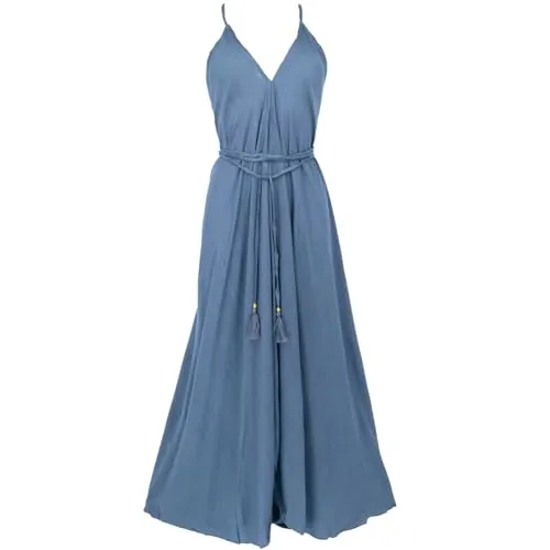 Boho Sommerkleid - Magic Dress für den Strand - Kleider für Frauen, luftiges Maxikleid aus 100% Viskose, ideal für den Frühling und Sommer, fair gehandelt in Indien.