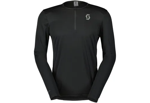 Scott Longsleeve Shirt M ENDURANCE TECH L/SL SHIRT - Das Scott Endurance Tech Langarm Shirt für Herren bietet höchsten Tragekomfort auf langen Strecken. Das atmungsaktive Material sorgt für ein angenehmes Gefühl, während der kurze Reißverschluss die Temperatur reguliert. Ideal für aktive Einsätze!