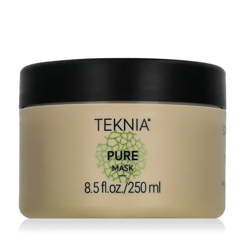Lakmé TEKNIA Pure Mask 250 ml - Detox-Maske für fettige Kopfhaut mit bis zu 98% natürlichen Inhaltsstoffen. Absorbiert überschüssiges Fett und tonisiert die Kopfhaut für ein gesundes Mikroflora-Gleichgewicht.