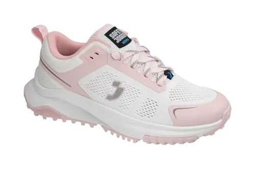 SAFETY JOGGER Arbeitsschuhe Jumadi OB - Rutschfeste Sicherheitsschuhe in Pink - Größe 42 - SAFETY JOGGER Arbeitsschuhe Jumadi OB - rutschfeste und atmungsaktive Berufsschuhe für Damen und Herren mit breiter Zehenkappe, ideal für den täglichen Einsatz in der Arbeit.
