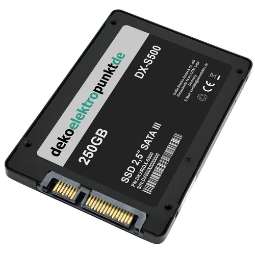 250GB SSD Festplatte passend für Asus F70SL-TY065C