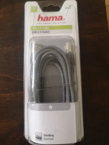 Hama 3m USB-Kabel – Hochgeschwindigkeitsanschluss für PC und Drucker - USB-Kabel mit 3m Länge für schnelle Datenübertragung bis 480 Mbit/s, ideal für Drucker und Scanner. Robust und abwärtskompatibel zu USB 1.1.