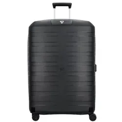 Roncato Box 4.0 4-Rollen Trolley 78 cm schwarz - Koffer mit 4 Rollen, ideal für Reisen, bietet viel Platz und ist besonders leicht und robust für sorgenfreies Reisen.
