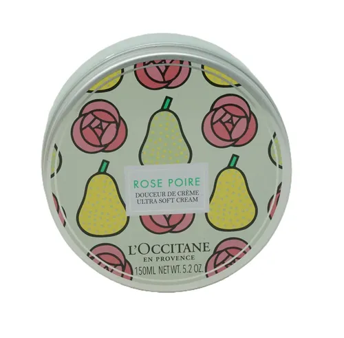L'Occitane Rose Poire Ultra Soft Cream 150 ml - Damenpflege mit zartem Rosenduft, die die Haut intensiv mit Feuchtigkeit versorgt und für ein seidiges Hautgefühl sorgt.