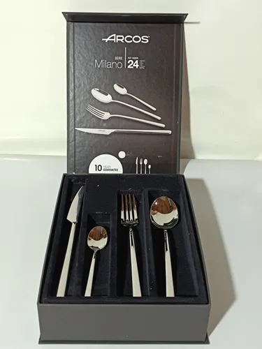 Arcos Milano Series 24-teilig Besteckset / 24-Piece Cutlery Set in Gift Box Best