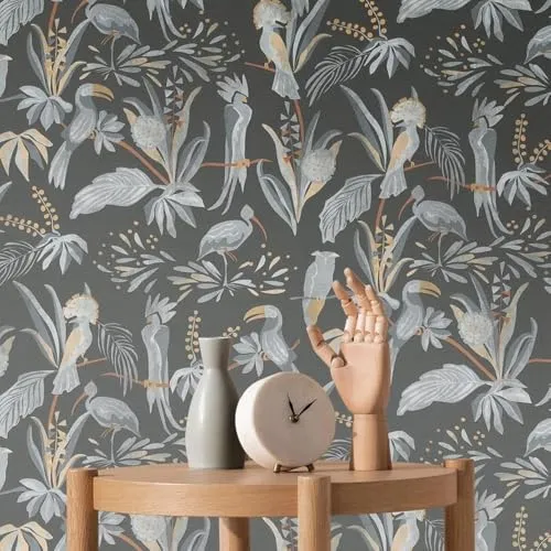 Livingwalls Vliestapete House of Turnowsky Vogel 388983 - Moderne Vliestapete für kreative Wandgestaltungen, restlos trocken abziehbar und ideal für jedes Zimmer. Größe: 10,5 m x 0,53 m, perfekt für ein stilvolles Zuhause.