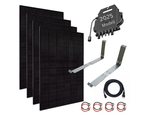 MyCarport XXL Balkonkraftwerk 2000+ Watt - Solaranlagen mit bis zu 2600 Watt Spitzenleistung, inklusive hochleistungsfähiger bifazialer Module und einfacher Montage durch die XXL Unterkonstruktion.