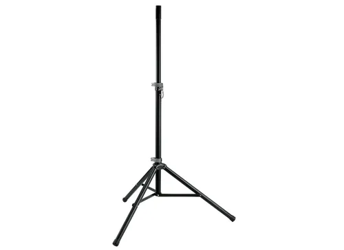 K&M 21450 Boxenstativ Schwarz aus Aluminium - Lautsprecherständer – Leicht und langlebig mit einer Tragfähigkeit von bis zu 40 kg, ideal für Musiker und DJs. Glasfaserverstärkte Verbindungen sorgen für besonderen Halt.