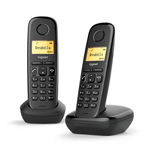 Gigaset A170 Duo - Kabelloses DECT-Telefon - Festnetztelefon mit Freisprecheinrichtung, 50 Speicherplätzen und ECO-DECT für energieeffizienten Betrieb. Ideal für ein komfortables Telefonieren zu Hause.