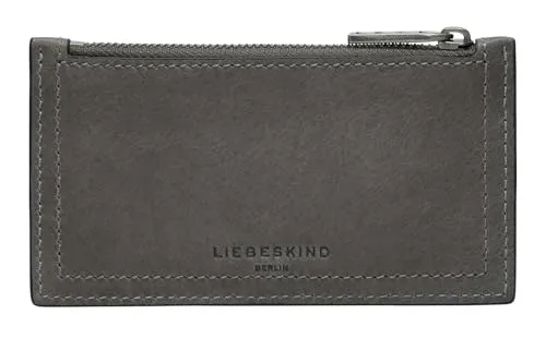 Liebeskind Berlin Women's XS Lou 2 3D Leather Wallet, Iron - Damen-Geldbörsen mit 3D-Leder-Design, stilvoll und praktisch für den täglichen Gebrauch.