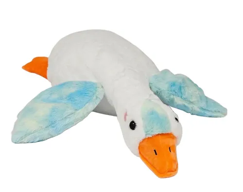 soma Kuscheltier Ente Kuscheltier Plüsch 42cm Plüsch Kuschelkissen Flugente Gans weiß (Set, 1-St., Geschenk-Set), Reisekissen zum kuscheln Plüschtier Geschenk-Idee Kinder sale