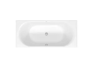 Duravit Badewanne „D-Neo“ 180 × 80 cm, Mittelablauf von Duravit
