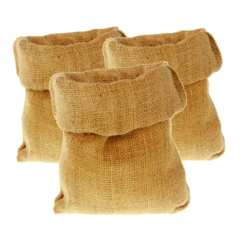 GARDENIX® Jutesack Universal 3 Stück (50 cm x 55 cm | 180g/m²), Naturfaser, 100% Jute, strapazierfähig