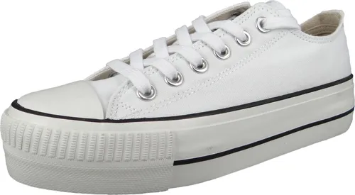 British Knights Damen Kaya Low Sneaker, Weiß, 39 EU - Stylische Damen-Sneaker aus robustem Canvas, ideal für lässige Outfits und den täglichen Komfort.